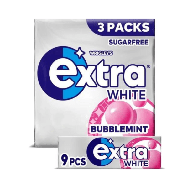 Extra white bubblemint 3pack