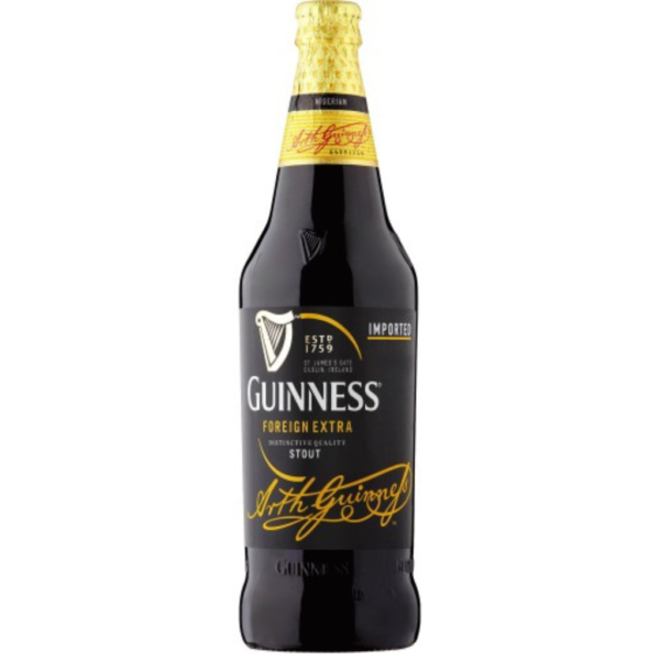 Guinness Foreign Extra Stout Beer Bottle 12x600ml 7.5%