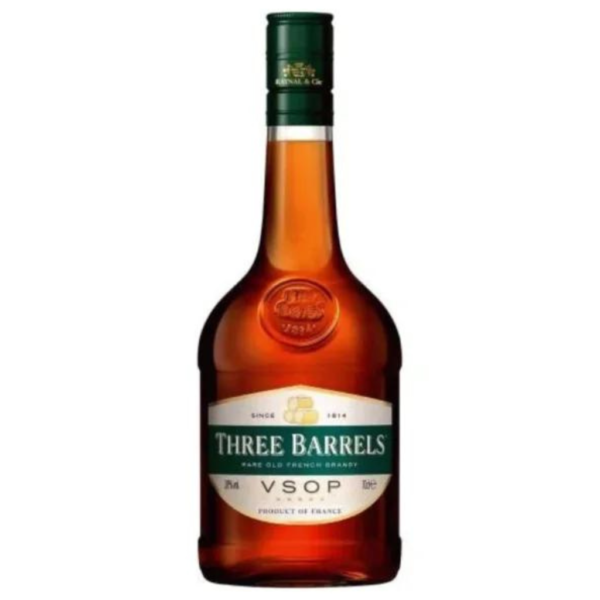 Three Barrels Rare Old French Brandy VSOP 70CL 38%