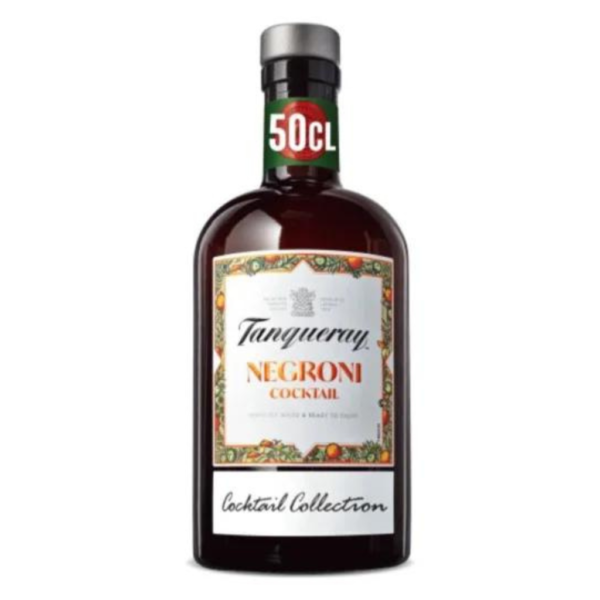 Tanqueray London Dry Gin Negroni Cocktail Drink 17.5% vol 50cl