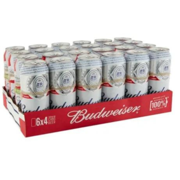 Budweisier 24x500ml 4.8% (24 cans)