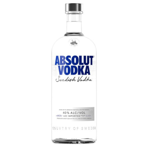 Absolut Blue Original Swedish Vodka 1x1 Litre