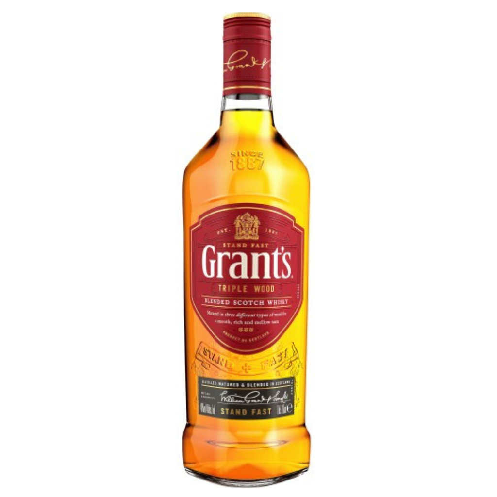 Grant's Triple Wood Blended Scotch Whisky 70cl Grant's Triple Wood Blended Scotch Whisky 1x70cl - Image 1