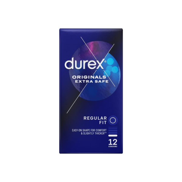 Durex Originals Extra Safe Condoms Regular Fit 12s