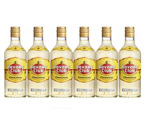 CUBA CLUB WHITE RUM 6X70CL