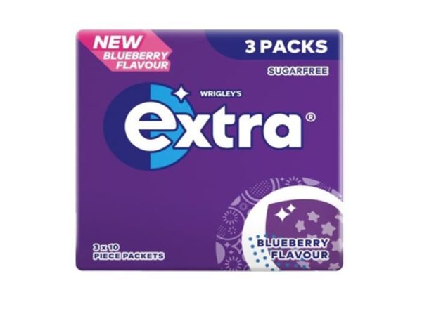 EXTRA BLUBERRY FLAVOUR 3 PACKS