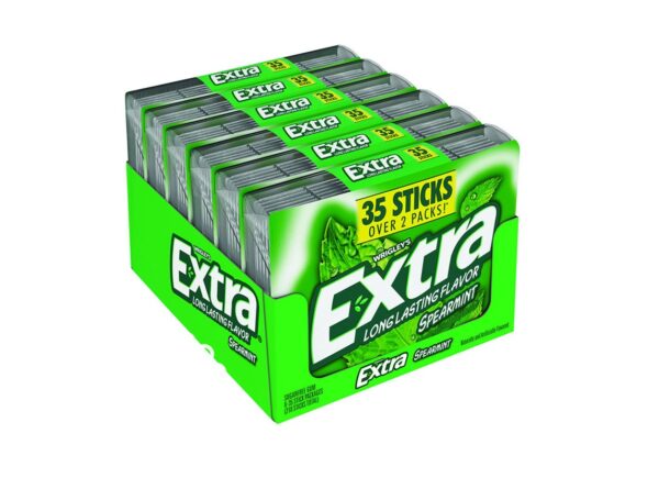 EXTRA SPEARMINT GUM 6 PACK