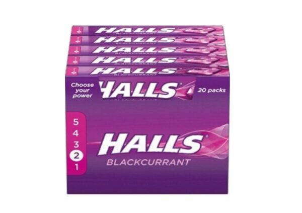 HALLS SMOOTHERS BLACKCURRENT