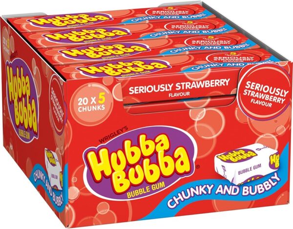 HUBBA BUBBA STRAWBERRY 20X7G