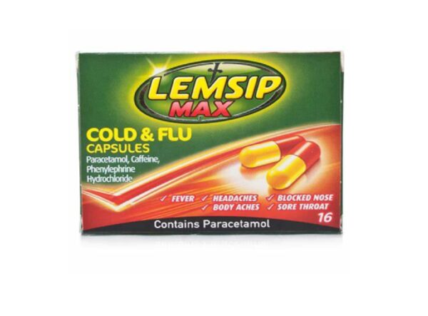 LEMSIP COLD & FLU 8 CAPSULES