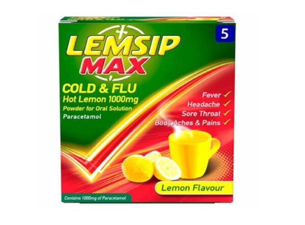 LEMSIP COLD & FLU 5 SACHETS