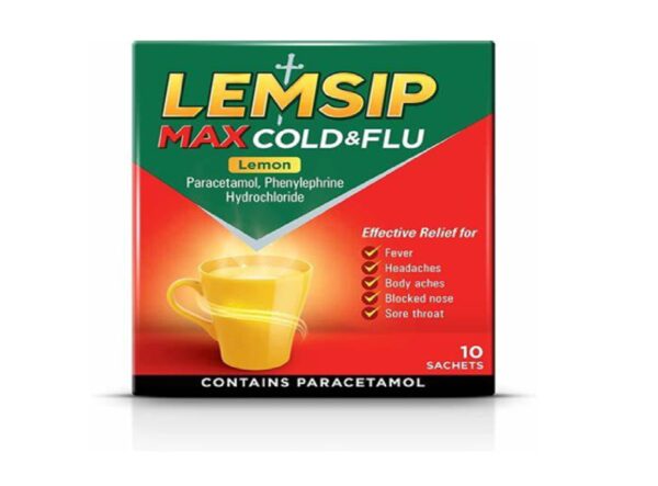 LEMSIP MAX COLD 1X10 SACHETS