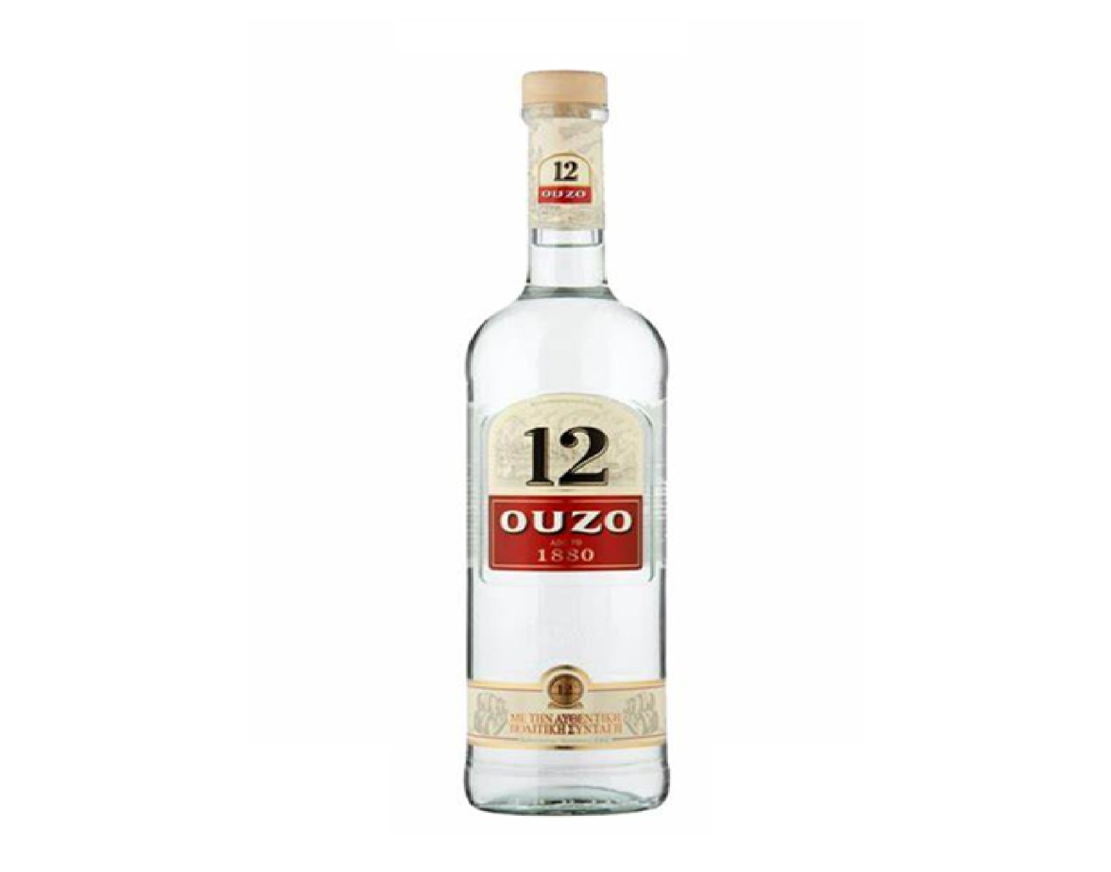 OUZO 12 GREEK LIQUEUR 38%1X4 70CL OUZO 12 GREEK LIQUEUR 38% 1X4 70CL - Image 1